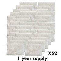 CPAP Filters Disposable Felt Pollen air Filter - 52 Pack 1 Year Supply - Made in The USA Standard Universal CPAP Filter Supplies - ResMed Airsense 10, Aircurve 10, S9 Series Machines by Mars Wellness
