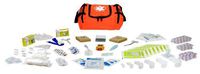Dixie Ems Dixiegear First Responder Stocked Trauma First Aid Kit, Orange