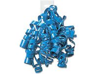 Curly Gift Bow 12 Count - Blue Gloss