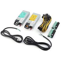 ATER High Efficiency 1950W Power Supply for Bitmain for Antminer S9 D3 L3+ S7 T9 R4 110V-240V Server PSU US Plug