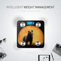 Brown Bear Standing in The Wood Weight Scale Kg Body Fat Measurement Electronic Scales Tracks 8 Key Compositions Analyzer Sync with Fitness Apps 400 Lbs