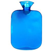 Monyus Premium Hot Water Bottle, Thickened Transparent Rubber Hot Bags for Outdoor, Home, Winter, Great for Pain Relief, 2 Liters/2000ml (Blue)…