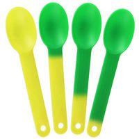 XL Color Changing Plastic Spoons - Changes From Yellow To Green - Changes Color When Cold! Extra Durable Birthday Party Spoons - Frozen Dessert Supplies - Made in USA! 1,000 Count