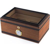 Bally V Bubinga Cigar Humidor 125 Capacity