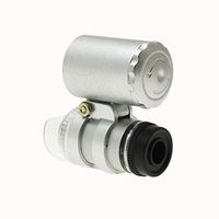 Mini 60X LED Light Microscope Loupe with Currency Detecting