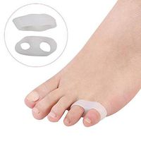 10pcs Gel Little Toe Buddy,Toe Corrector Toe Straightener,Tailor's Bunion Pads - Soft Gel Bunionette Pad Protector Tailors Bunion Pain Relief