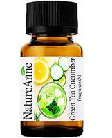 Premium Grade Fragrance Oil - 10ml - Scented Oil - for Diffuser Oils, Making Soap, Candles, Lotion, Home Scents, Linen Spray, Lotion, Perfume, Beard Oil, (10ml, Green Tea Cucumber)