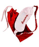 TwelveNYC Egg Nog Dreams Night Sleep Mask Holiday Theme