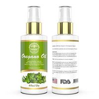 Natures Oregano Oil Organic 2oz Tattoo Toenails Pure Essential Oil Natural Wild Now Carvacrol Toenail Oreganol Oil Pump Spray Easy to Apply No Mess Large Size