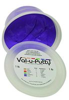 Fabrication Enterprises 10-3945 Val-U-Putty Exercise Putty, Plum(X-Firm), 1 lb.