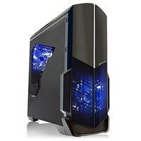 SkyTech Shadow GTX 1050 Ti Gaming Computer Desktop PC FX-4300 3.80 GHz Quad Core, GTX 1050 Ti 4GB, 8GB DDR3, 1TB HDD, 24X DVD, Wi-Fi USB, Windows 10 Pro 64-bit, Black (ST-SHADOW-GTX1050TI-V1)