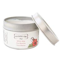 Furniture Wax - 100% Natural Furniture sealant for raw Wood or Painted Furniture (White, 8 oz)