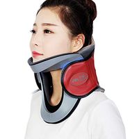 RenShiMinShop Traction Equipment Cervical Traction Device Home Medical Stretcher Neck Support Neck Cervical orthopedics Stretcher Stretcher Inflatable Cervical Traction Device (Color : Red)