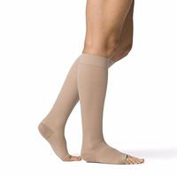 Sigvaris Dynaven 971 Access Open Toe Knee Highs 15 20 mmHg Short Black MS