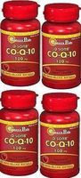 Q-SORB CO Q10 100mg 60 Softgels 4 Bottles by Puritan's Pride