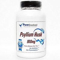 Psyllium Husk 900mg // 90 Capsules // Pure // by PureControl Supplements
