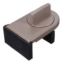 Fitfulvan Anti-Theft Window Lock Sliding Window Lock Translation Window Lock Child Safety Lock Restrictor Door Safe Sliding Catch Kids Security Sash Lock (Brown)