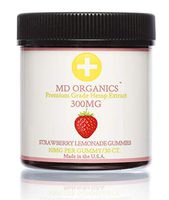 300mg 30ct. MD Organics Pure Organic Hemp Oil Gummies Strawberry Lemonade Vegan Pain Stress Immune Support Mood Skin Hair Vitamins Omegas Amino Acids Lab Tested Certified