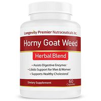 Longevity Horny Goat Weed Extract [Extra Strength] with Maca Root, Mucuna Pruriens, Tongkat Ali, Saw Palmetto, Muira Puama, L-Arginine, Panax Ginseng - for Both Men and Woman