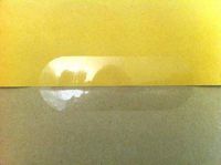 67x15mm Cigar Shape Seals x Pack of 65 Gloss Clear Transparent Seals - Removable Low Tack Self-Adhesive Stickers