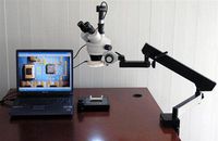 7X-45X Trinocular Articulating Zoom Microscope + 1.3M USB Camera