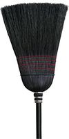 HAMBURG/NEXSTEP COMM PROD 6118-6 Black, 14" 6116-6 Warehouse 100% Corn Broom, Blac