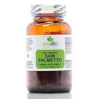 Ecoflo Naturals - Saw Palmetto, 120 Liquid Veggie Capsules, 160 mg, Frequent Urination Support | Prevent Further Hair Follicle Loss