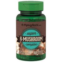 6 Mushroom Extract Complex 60 Capsules