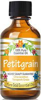 Pure Gold Petitgrain Essential Oil, 100% Natural & Undiluted, 60ml