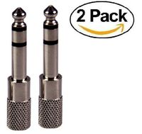 [2 PACK] Empation 6.35mm (1/4 inch) Male to 3.5mm (1/8 inch) Female Stereo Audio Adapter