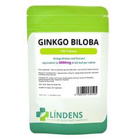 Lindens Ginkgo Biloba Leaf Extract Triple Pack 300 Tablets 6000mg High Potency