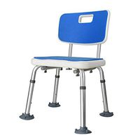 Bath Stool Non-Slip Bathroom Chair Elderly Bath Chair Adult Bath Chair Disabled Shower Chair Back Chair Rust (Color : Sucker Anti-Slip mats)