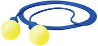 3M 318-1005 Multiple Use E-A-R Push-Ins Mushroom Shaped E-A-R Form Foam Corded Earplugs, 1 Pair Per Poly Bag (Pack of 500)