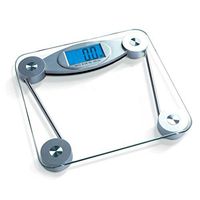 Goquik Electronic Scale High-Precision Digital Weight Scale Bathroom Scales with Step-by-Step Technology, Backlit Display, 8mm Tempered Glass
