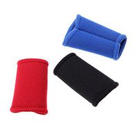 Homyl 3Pieces Neoprene Finger Protective Sleeves Fingers Guard Gear Volleyball Sport - Height 40mm fit Little Finger