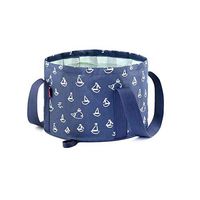 WENPINHUI Portable Collapsible Washbasin Travel Foam Bag Large Washbasin Washbasin Small Travel Foot Wash Bucket (Color : Blue, Size : 10L)