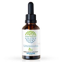 Umckaloabo A60 Alcohol Herbal Extract Tincture, Super-Concentrated Organic Umckaloabo (Pelargonium Sidoides) Dried Root (2 fl oz)