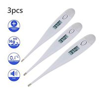 Child Adult Body Digital LCD Thermometer Temperature Measurement (3pcs Digital LCD Temperature Measurement)