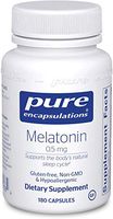 Pure Encapsulations - Melatonin 0.5 mg - Hypoallergenic Supplement Supports The Body's Natural Sleep Cycle - 180 Capsules