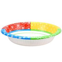 Nicole Home Collection Dazzling Dots Paper Bowl, 20-Ounce 24 count