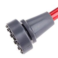 Rotatable Walking Cane Tip Replacement Crutch Foot Pad Sticks Rubber Tips Skid Resistant Universal Fit Cane Dia:7/8"