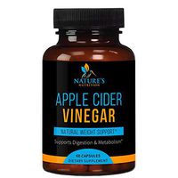 100% Natural Raw Apple Cider Vinegar Pills Extra Strength 1300mg - Weight and Appetite Support, Made in USA, Best Vegan ACV, Metabolism Support & Detox Cleanse Supplement - 60 Capsules