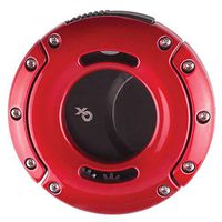 Xikar XO Double Guillotine Cutter, Red with Black Blades