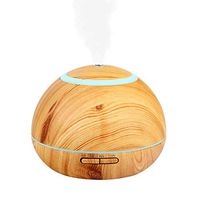 Essential Oil Diffuser, 300ml Wood Grain Aromatherapy Diffuser, 7 Colors Night Light, 3 time Setting Modes, Mini Aroma Humidifier with Adjustable Mist Mode, Best for Home, Bedroom