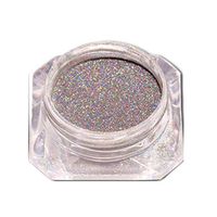 Hunputa Nail Art Powder,Sexy Chameleon Nail Mirror Powder Glitter Chrome Powder Art Decoration (White)