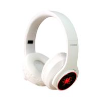 YJYdada Wireless Headphones Bluetooth 4.1 Seven-Color LED Over Ear with Microph Headset (White)