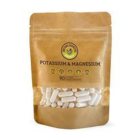 DSO Magnesium Potassium Supplements - Health, Heart and Muscle Support 450mg Potassium, 375mg Magnesium - Take One A Day Potassium Aspartate for Sleep - Leg Cramp Relief - Biodegradable Pack - 90ct