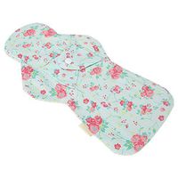 Sanitary Napkin, Feminine Washable Cloth Double Wings Anti Side Leakage Not Easy to Shift Reusable Comfort and Soft Menstrual Period Pads