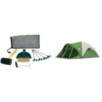 Coleman Tent Kit and Coleman Evanston 6 Screened Tent Bundle