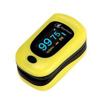 Pulse Oximeter Fingertip - PENJOY POD-3 Waterproof Oxygen Monitor Finger Heart Rate Monitor with Sound Light Alarm, 2nd LFC Plus, OLED Display with Batteries